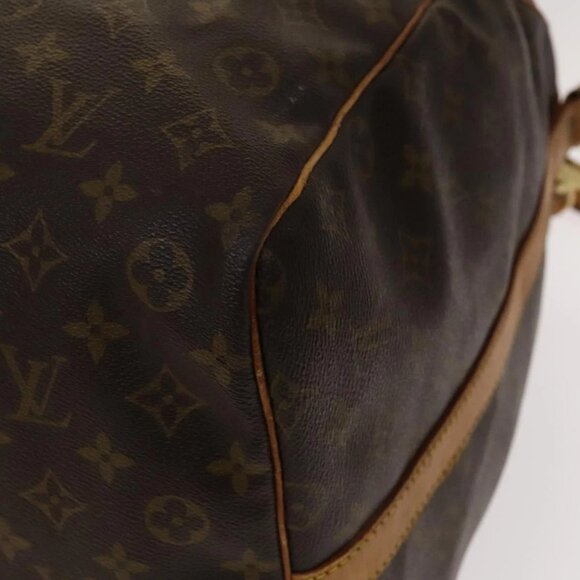 LOUIS VUITTON Monogram Keepall Bandouliere 60 Boston Bag M41412 LV Auth 140306 - Picture 4 of 16
